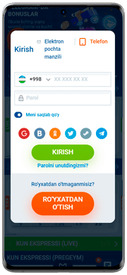 Mostbet Uzbekistan da kimga ro’yxatdan o’tish ruxsat beriladi?